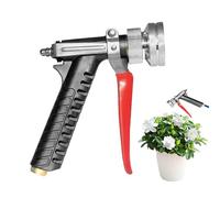 Boquilla de presión de manguera, boquilla de lavado de alta presión para jardín, con conector de arandela, extensión de mango antideslizante, 6.6 pies (2 m), multimodo ajustable, adecuada para