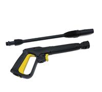 Boquilla de presión para manguera de agua, pulverizador de jardín ajustable, cabezal de pulverización de metal duradero, boquilla reutilizable, diseño ergonómico con mango para césped, lavado de coche