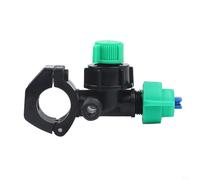 Boquilla de pulverización agrícola Ventilador plano de alta presión Pulverizador de pluma anti-goteo Punta de sector ajustable para jardín Granja Control de plagas Entrega de nutrientes Nylon verde