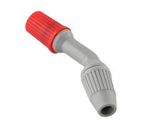 Boquilla de pulverización ajustable, repuesto de cono de herbicida en forma de ventilador, para lanza pulverizadora, rosca de plástico de 1/4 pulgadas, pulverizadores de mochila de 3L/5L/8L (rojo)