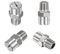 Boquilla de pulverización alta presión, 65 grados, 1/8, 1/4, 3/8, 1/2 BSPT, boquilla for lavadora a (n.° 04: (apertura 1,3 mm), 5 unidades)(No.20: 1/2 (2.8 Mm Aperture) 5pc)