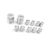 Boquilla de pulverización de abanico plano, Boquilla limpiadora de boquilla de fregado a presión de acero inoxidable macho BSPT de 65°, 1/8, 1/4, 3/8, 1/2(No.40: 1/2 ( 4.0 Mm Aperture),10pcs)