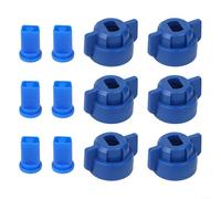 Boquilla de pulverización de plástico a prueba de viento 12pcs Azul