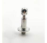 Boquilla de pulverización limpieza rotativa triple abrazadera 1,5 pulgadas, bola microgiratoria acero inoxidable 360 grados for tanques