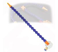 Boquilla de pulverización Mistón de refrigerante Válvula de tubería del sistema de pulverización para máquinas de fresadoras CNC No switch + round head blowing + magnetic holdel Tracheal joint 10mm