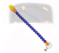 Boquilla de pulverización Mistón de refrigerante Válvula de tubería del sistema de pulverización para máquinas de fresadoras CNC No switch + round blowing air + magnetic holder Tracheal joint 10mm