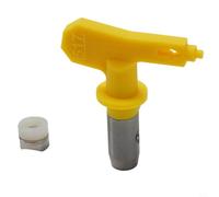 Boquilla de punta de pulverización sin aire serie 56 para revestimiento de masilla y pulverizadores de pintura, modelo 511531, construcción de acero que ofrece una tasa de pulverización estable y