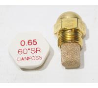 Boquilla de quemador de aceite DANFOSS 0,65 Gph 60 ° SR