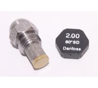 Boquilla de quemador de aceite DANFOSS 2,00/60° SFD