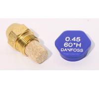 Boquilla de quemador de aceite DANFOSS cono hueco de 0,45/60 °