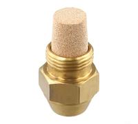 Boquilla de quemador de aceite industrial Inyector de pulverización de latón de 60 grados, con piezas de medición de acero inoxidable, para sistemas de calefacción (0.6 60 °)