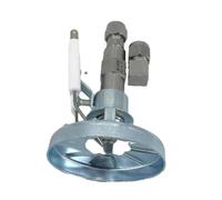 Boquilla de quemador de aceite residual para calefacción industrial, agujero de 0.8/1.0/1.5/2.0 mm, tamaño de 9/16 pulgadas, entradas de aire y aceite, boquilla atomizadora de acero inoxidable con