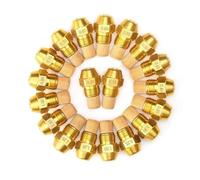 Boquilla de quemador de combustible sólido de 60 grados, 2-6 piezas, 0,40-4,00, quemador de combustible de latón en aerosol de repuesto 3.50 4pcs