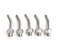 Boquilla de refrigerante acero inoxidable 10 piezas, boquilla atornillada para tubo refrigerante, enfriamiento aceite agua universal ajustable máquinas tallado equip M8*1.25 Tube length 120mm(4.72in)