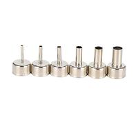 Boquilla de Retrabajo SMD para Pistola de Calor de 6 Piezas para Pistola de Aire Caliente 858, Acero Inoxidable, 3 Mm, 4 Mm, 5 Mm, 8 Mm, 10 Mm, 12 Mm, Varios Diámetros de Salida