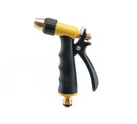 Boquilla de riego de alta presión, spray de agarre de goma con conector de grifo a prueba de fugas para lavado de patio y limpieza de suelos