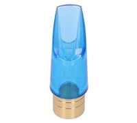 Boquilla de saxofón alto B ABS azul transparente, accesorios de repuesto para instrumentos de viento para saxofón tenor E alto y B agudos populares entre músicos de pop jazz rock
