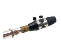 Boquilla De Saxofón Negro Profesional, Saxofón Soprano/Tenor/Alto, Plástico ABS, Fácil De Instalar, 1 Ud. Partes del saxofón(Alto drop E)