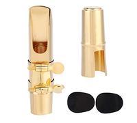 Boquilla de saxofón saxofón 8C, Alto con Almohadillas Accesorios para Instrumentos Musicales