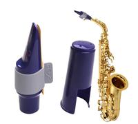 Boquilla De Saxofón Tenor - Pieza De Instrumento Musical Portátil, Kit De Cubierta De Protección, Accesorio De Juego Duradero, Herramienta De Práctica Para Aprendizaje Principiante | Conjunto De Sax