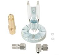 Boquilla de sifón para quemador de aceite residual con spray atomizador de aire para atomización eficiente de combustible y tamaño de partícula de pulverización ajustable 0 5 2 0 mm (1,0 mm)
