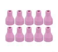 Boquilla de soldadura de porcelana, 10 unidades, vasos de gas de alúmina para antorcha TIG de argón, copas de protección de flujo optimizado de 12,5 x 41 mm, varios tamaños (300 [12,5 x 41 mm])