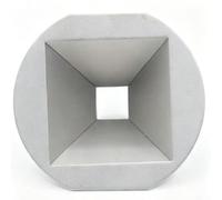 Boquilla de titanio TC4 para estaciones de retrabajo BGA que soportan cobertura térmica uniforme independientemente de la selección de posición de montaje (inferior 10 mm x 10 mm)