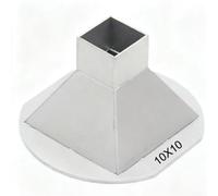 Boquilla de titanio TC4 para estaciones de retrabajo BGA que soportan cobertura térmica uniforme independientemente de la selección de posición de montaje (Up10mm*10mm)