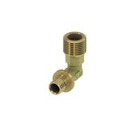 Boquilla de transición acodada TECEflex, latón estándar, 767520, Versión: Dimensión 20 x rosca exterior (R) 1/2"