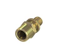 Boquilla de transición TECEflex, latón estándar, 765502, Versión: Dimensión 16 x rosca exterior (R) 1/2"