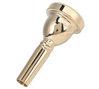 Boquilla de Trombón Tenor de Metal de 12,7 Mm 5G de Repuesto TR-03, Produce una Voz Estable y Hermosa, Plateada, para Trombones Tenor (GOLD)