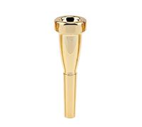 Boquilla de Trompeta Boquilla de trompeta Metal chapada en oro 3C 5C, boquillas profesionales con forma bala(Size-5C)
