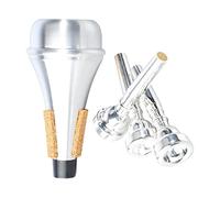 Boquilla de Trompeta con Sordina, Set 3C 5C 7C, Accesorios para Instrumentos Musicales - Silenciador para Práctica, Material Duradero, Compatible con Diversos Modelos