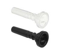 Boquilla de trompeta: conector de juego doble, adaptador chapado en plata, ajuste elaborado con precisión, herramienta musical | Actualización confiable de accesorios para miembros de bandas M
