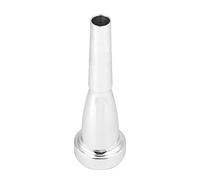 Boquilla de Trompeta de Tamaño 3C: Accesorio de Instrumento Musical de para Trompetistas, Parte de Trompeta para Mejorar la Calidad del Sonido y el Rendimiento (SILVER)