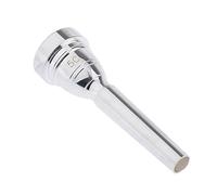 Boquilla de trompeta para instrumentos, boquilla de trompeta Bb chapada en plata para accesorio profesional de instrumento de trompeta de trompeta (plata, 5C)