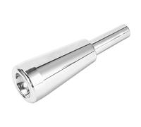 Boquilla de Trompeta, Pieza de Instrumento de Boquilla de Trompeta Resistente de Material Metálico de Tamaño 3C(Plata)