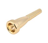 Boquilla de Trompeta Tamaño 3C Accesorio para Instrumentos Musicales Rendimiento Cómodo (Oro)