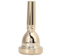 Boquilla de Tuba, Práctica Boquilla de Trombón de Metal, Vástago Grande para Trombones Tenores para Trombones (GOLD)