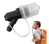 Boquilla de válvula de mordida para bolsas de hidratación, válvulas giratorias de silicona de 135 grados para beber fácilmente, boquillas de tubo con diseño a prueba de fugas, válvulas de hidratación