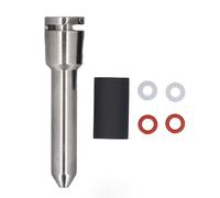 Boquilla de Vapor para Máquina de Café, Punta de Acero Inoxidable 304 con Clip, Repuesto Plateado - Alta Resistencia, Diseño con Apertura para Espuma Suave, Fácil Instalación