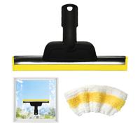 Boquilla de ventana para limpiador de vapor Karcher, con paño de microfibra, accesorios de limpieza de vapor, compatible con SC1 SC2 SC3 SC4 SC5 SC7 CTK10 CTK20 para limpieza sin rayas de cristal