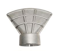 Boquilla de ventilador Cabezal rociador pico pato plano Estructura en forma abanico engrosada ancha para tareas limpieza, secado y enfriamiento una dis aluminum alloy Style H - 2-inch internal thread