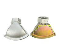 Boquilla de ventilador Cabezal rociador pico pato plano Estructura en forma abanico engrosada ancha para tareas limpieza, secado y enfriamiento aluminum alloy JC 1.5-inch internal thread steel plate