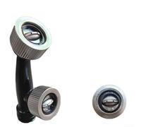 Boquilla de ventilador de pulverización de ahorro de agua con rendimiento de alta presión con diseños de 1 a 3 agujeros para riego agrícola, humidificación de invernadero y refrigeración de terraza