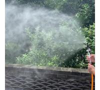 Boquilla de ventilador de pulverización para riego agrícola y de jardín con capacidad de ahorro de agua de alta presión y diseño de múltiples agujeros para refrigeración de invernadero y exterior (K-5