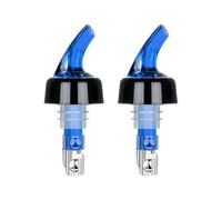 Boquilla de vertido de bebidas de medición automática de 45 ml, 2 piezas de cuentas de metal, dispensador de bebidas para servir exactamente, vertedor de botellas de bola de acero