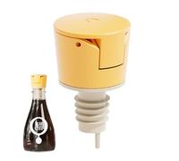 Boquilla de vertido de botella: dispensador de licor multifuncional, canal de entrada de aire automático, válvula de corte antigoteo, tapón de silicona flexible marcado con medición | para kit de