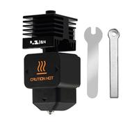 Boquilla desmontable de acero Hotend de 0,2/.4/.6/.8 mm y actualizaciones de bloque calentador para impresoras de laboratorio, boquilla de acero endurecido de extremo caliente