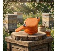 Boquilla dispensadora de miel de plástico con preciso, vertedor sin goteo para tarro de olla, accesorio dispensador de aceite de jarabe de 12,3 cm (naranja)